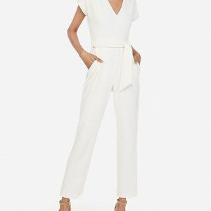 Ivory/White Jumpsuit